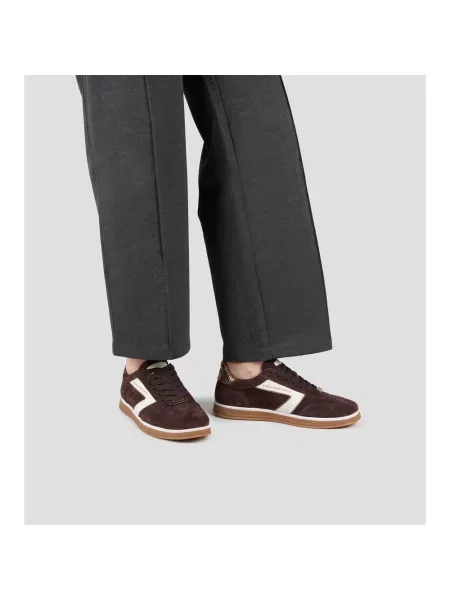 Sneakersy Alexander Smith skórzane brązowe