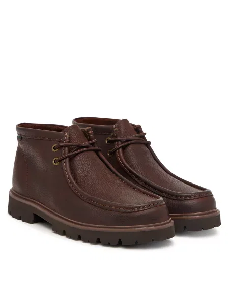 Μποτάκια Clarks καφέ