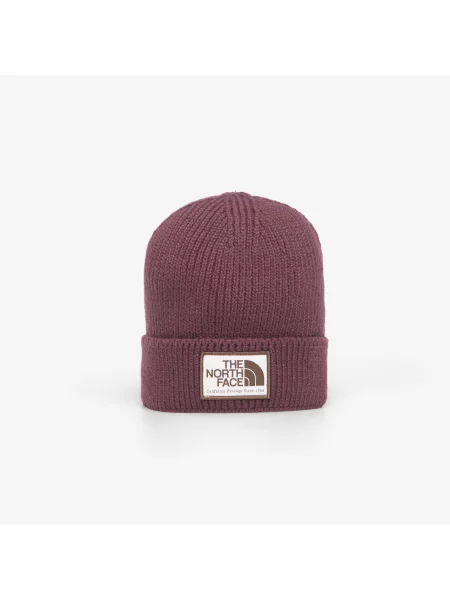 Čepice The North Face TNF Logo Box Cuffed Beanie Deep Burgundy Universal