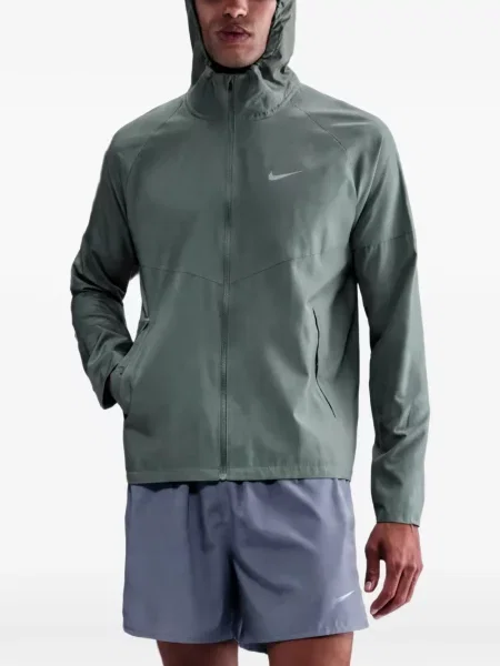 Καρό μπλούζα Nike με κορδόνια με δαντέλα πράσινο
