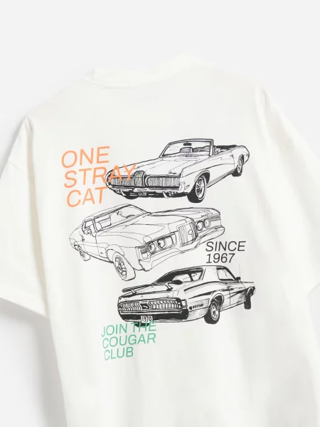 Reserved Футболка Ford Cougar бежевий