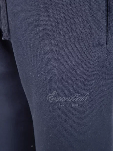 Бягане панталон Fear Of God Essentials с автограф черно