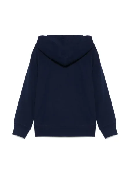 Dětska mikina s kapucí Polo Ralph Lauren modrá