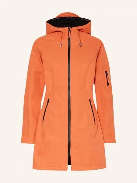 Ilse Jacobsen Kabát Ze Softshellu oranžová