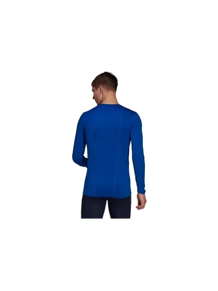 Comprimare tricou mânecă lungă Adidas albastru