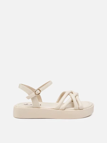 Сандалії YUKI молочний екошкіра