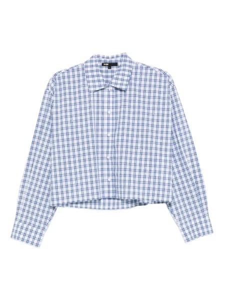 Cropp cămașă Maje în carouri alb