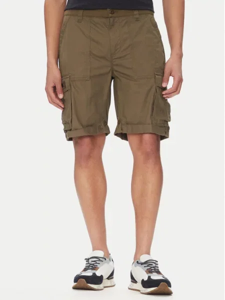 Aeronautica Militare Šortky z materiálu khaki