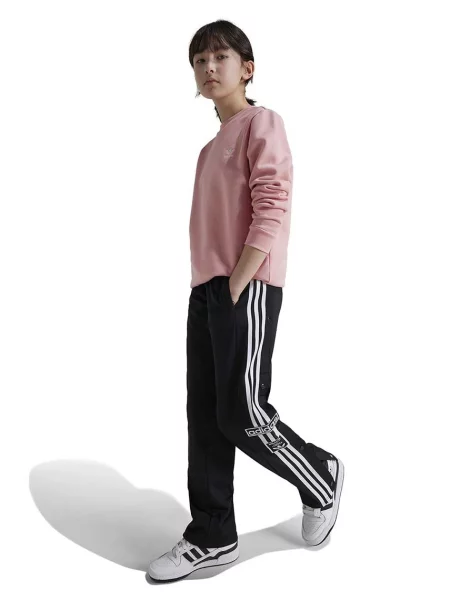 Adidas Originals Dětská mikina CREW růžová