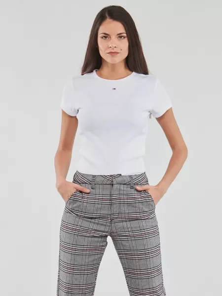 Tričko Tommy Jeans biela
