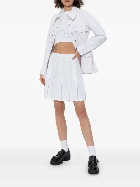 Fustă Givenchy din jacard alb