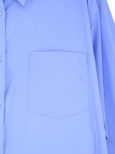 Cămașă Aspesi cu buzunare aplicate albastru