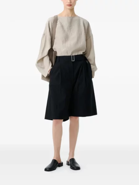 Pantaloni scurți Studio Nicholson negru