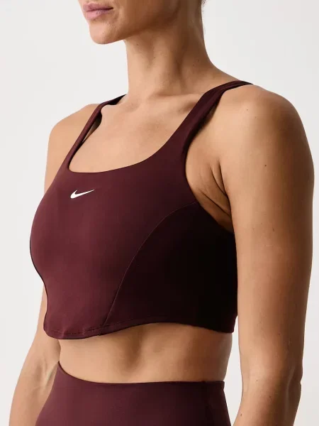 Nike спортен сутиен One кафяво