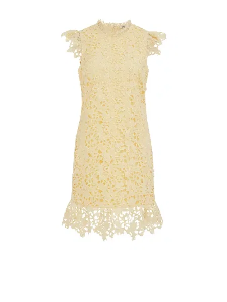 WE Fashion Rochie de cocktail galben