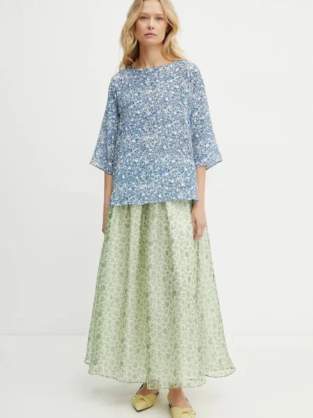 Шовкова блузка Weekend Max Mara візерунок