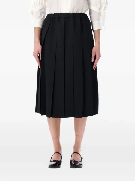 Fustă midi copii Comme Des Garçons Girl negru