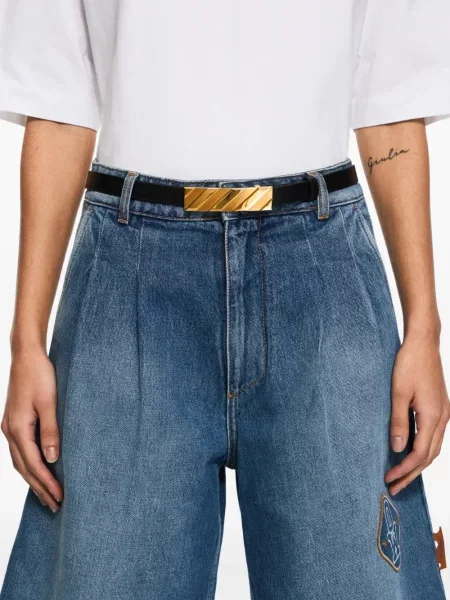 Cu centură curea Off-white cu cataramă alb