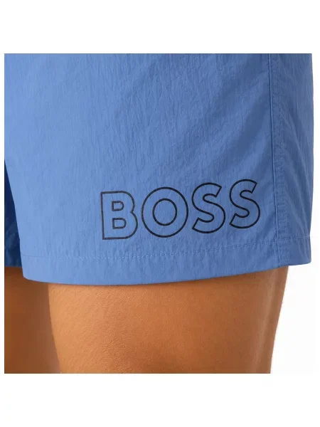 Pantaloni scurți Boss albastru