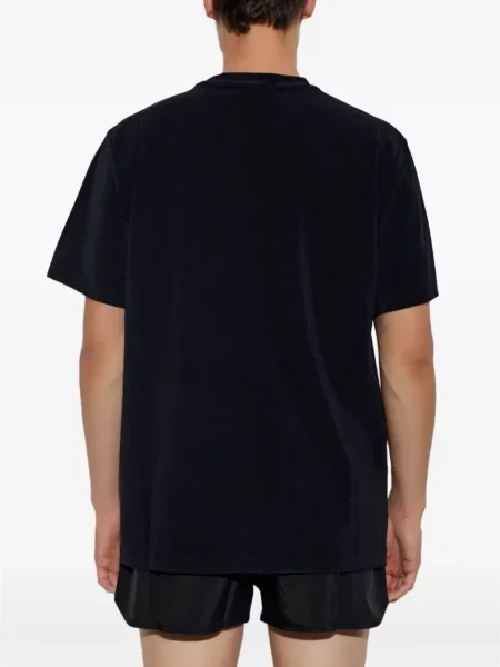 Tricou Balmain cu broderie negru