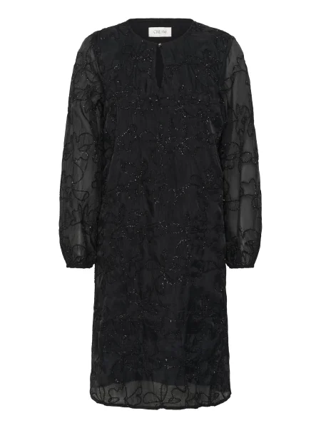 Cream Rochie CRInga' negru