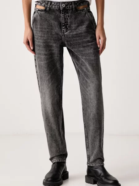 Karl Lagerfeld Jeans blugi mom fit pentru femei gri