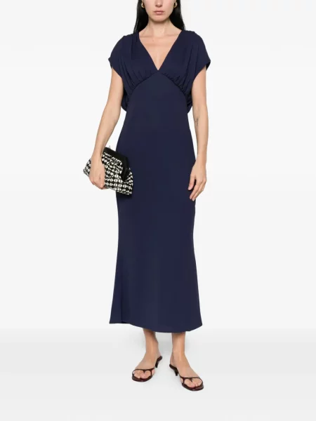 Rochie maxi Staud albastru