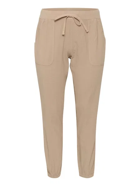 KAFFE CURVE Hlače Nana pijesak