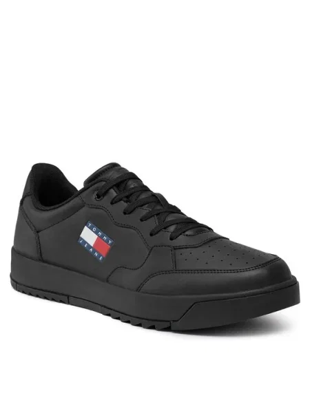 Tommy Jeans Sneakersy Retro Ess čierna