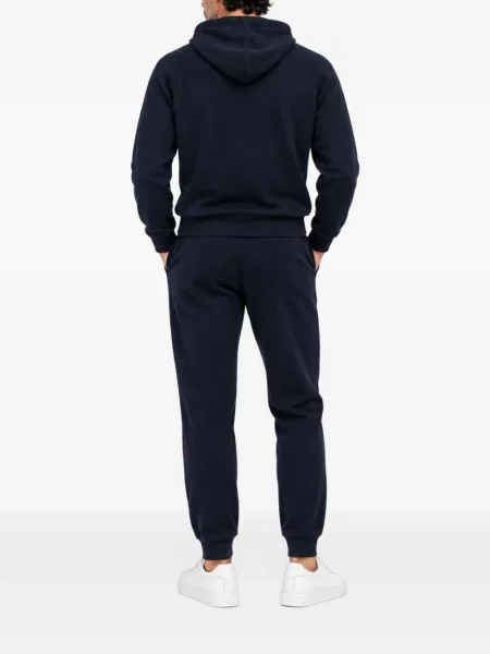 Pantaloni Franzese Collection alergare cu cordon albastru