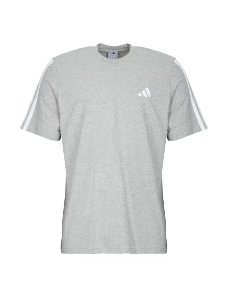 Prugasta majica Adidas siva
