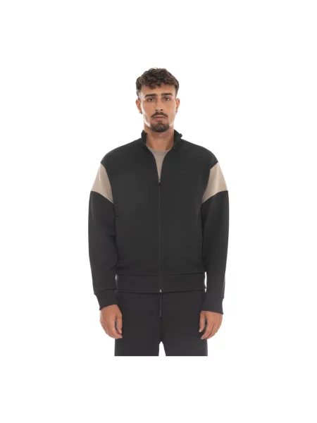 Bluza rozpinana Boss czarna