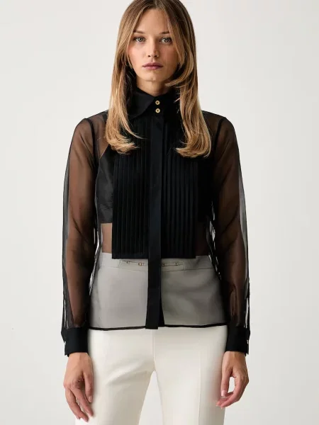 Elisabetta Franchi cămașă pentru femei negru
