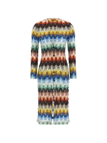 Cardigan Missoni din dantelă albastru