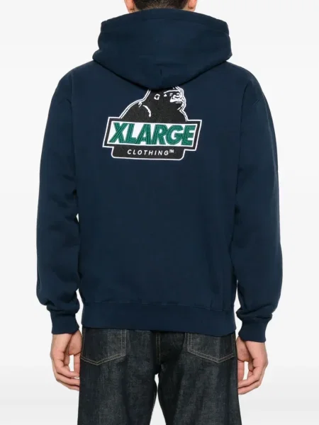 Hanorac cu glugă Xlarge albastru