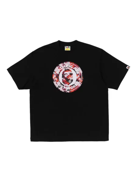 Tricou A Bathing Ape® cu model camuflaj negru
