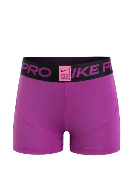 Pantaloni scurți Nike alergare cu talie înaltă în carouri albastru