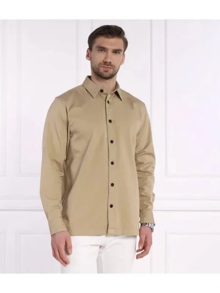 CALVIN KLEIN JEANS Cămașă | Relaxed fit bej