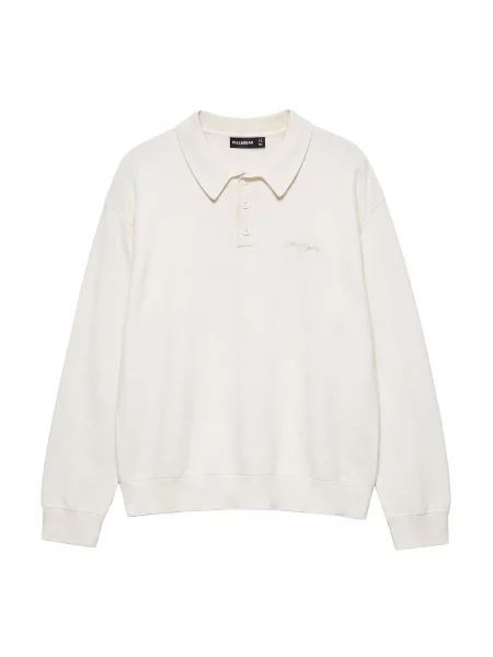 Pull&Bear Pulover alb