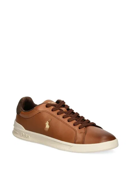 Cizme scurte Polo Ralph Lauren din piele negru