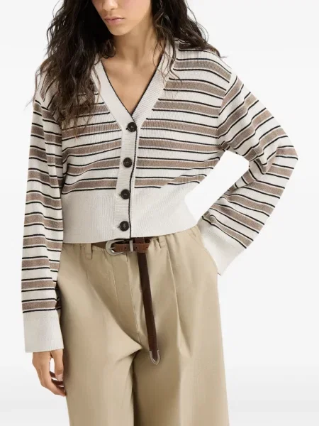 Cardigan Brunello Cucinelli cu dungi