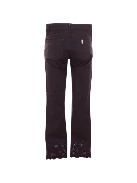 Pantaloni Liu Jo cu model floral maro
