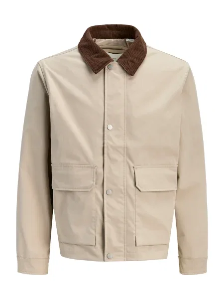 JACK & JONES Prehodna jakna JORCATSKILLS BARN / kapučino rjava