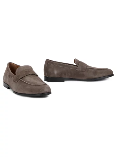 Półbuty Ferragamo zamszowe brązowe