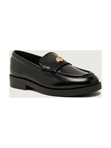 Liu Jo De piele pantofi loafer PREPPY 01 negru