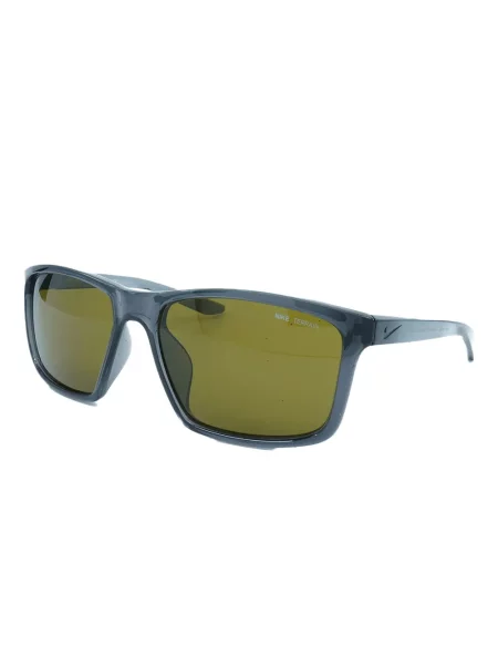 Ochelari de soare Nike cu cordon din jerseu cu imprimeu abstract gri