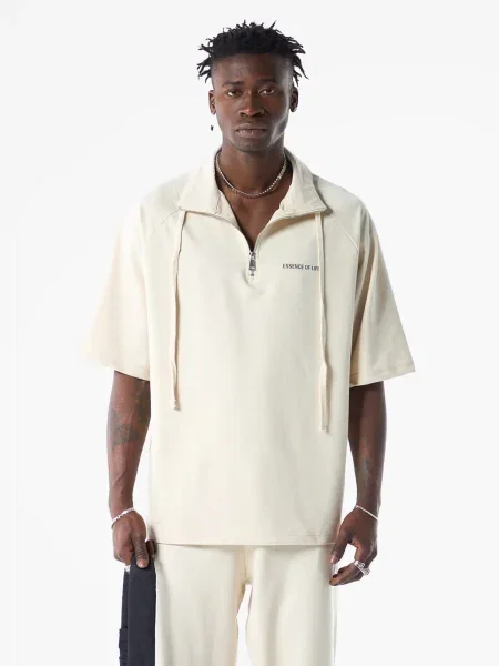 VAMOS CLO Póló Christmas Rose / szürke bézs