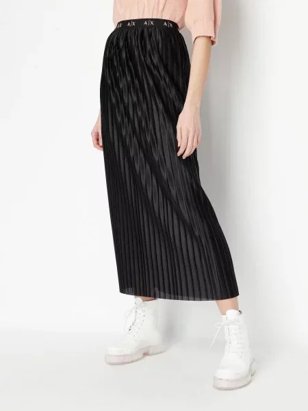 Юбка макси Armani Exchange черная