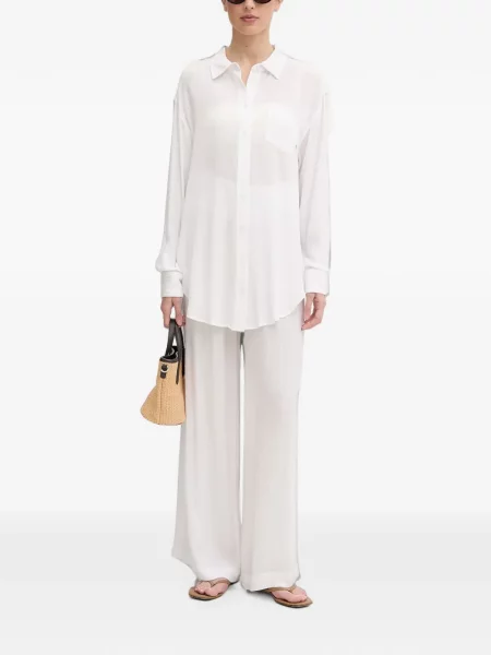 Pantaloni Dkny alb
