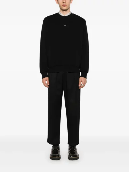 Raštuotas džemperis A.p.c. juoda